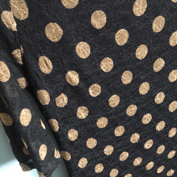 Size M San Francisco Midi dress Black and tan - Picture 4 of 4